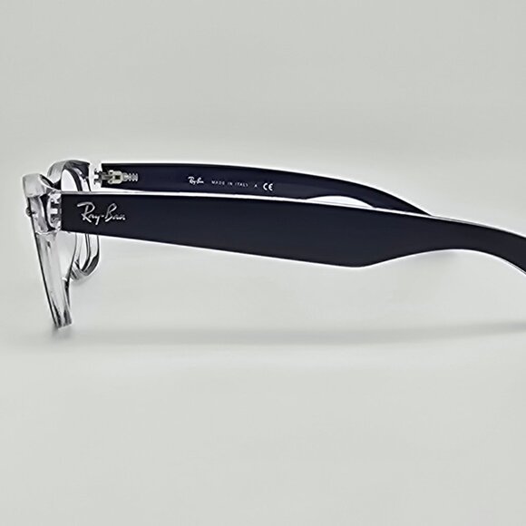 Ray-Ban RB2132 6053/71 Wayfarer Color Mix Matte Blue Sunglasses Frame w/ Case - Picture 4 of 16